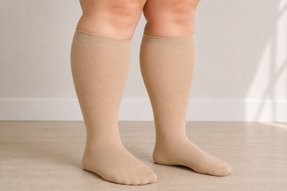 Bas de compression graduée bambou mollet large – 15-20 mmHg | Velori