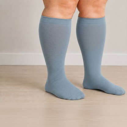 Bas de compression graduée bambou mollet large – 15-20 mmHg | Velori